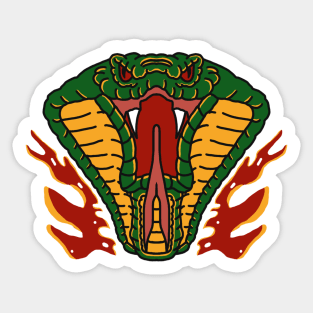 Fire Snake Sticker